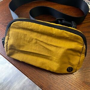 Lululemon Athletica Mustard Crossbody Bag